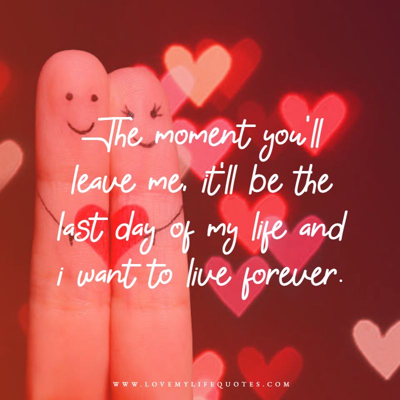 The moment you will leave me valentines day status DP