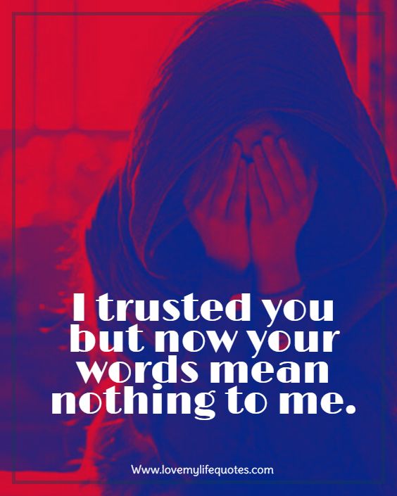 i trusted you love failure status